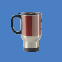 Red And Pink Wedding With Climbing Ivy Travel Coffee Mug