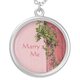 Red And Pink, Ivy,sterling Silver, Jewelry, Marry Me, necklace