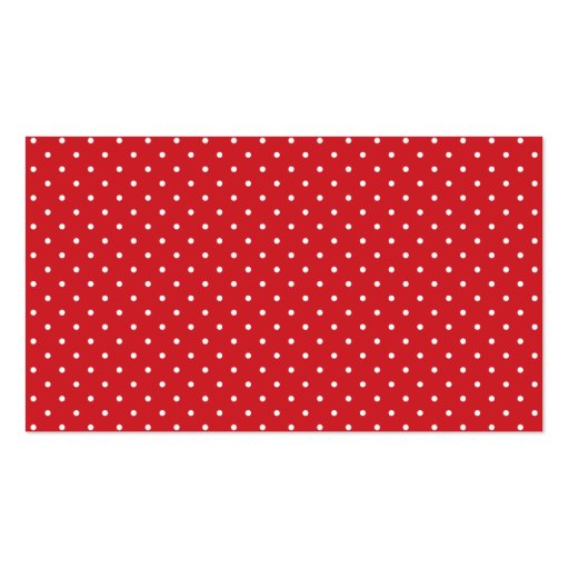 Red and Turquoise Modern Chevron and Polka Dots Business Card Templates (back side)