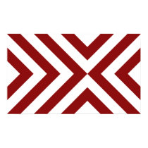 Red and White Chevrons posters