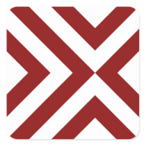 Red and White Chevrons stickers