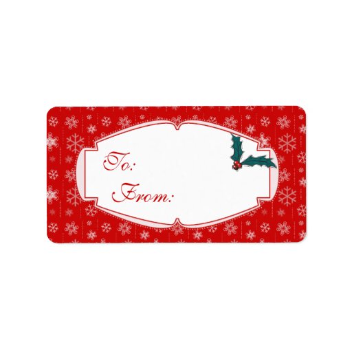 red and white christmas gift tags mailing labels zazzle red and white christmas gift tags mailing labels zazzle