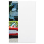 Red and White Corvette Convertible stationery