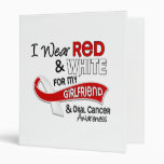 Red And White For My Girlfriend 42 Oral Cancer Binders