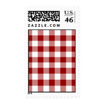 Red and White Gingham Pattern – Medium stamps