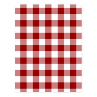 Red and White Gingham Pattern