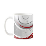 Red and White Hearts Mug