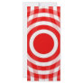red_and_white_interlocking_concentric_circles customized rack card