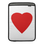 Red and White Love Heart Design. MacBook Air Sleeve