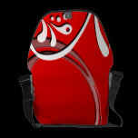 Red and White Messenger Bag messenger bags