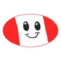 Red and White Pill Smiley Sticker stickers