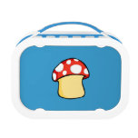 Red and White Polka Dot Mushroom Lunch Box