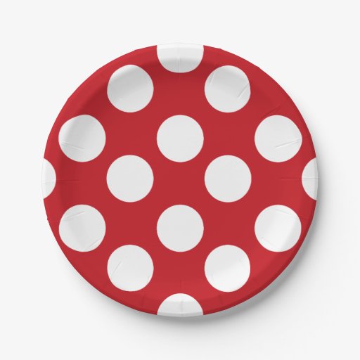 red-and-white-polka-dot-paper-plates-zazzle