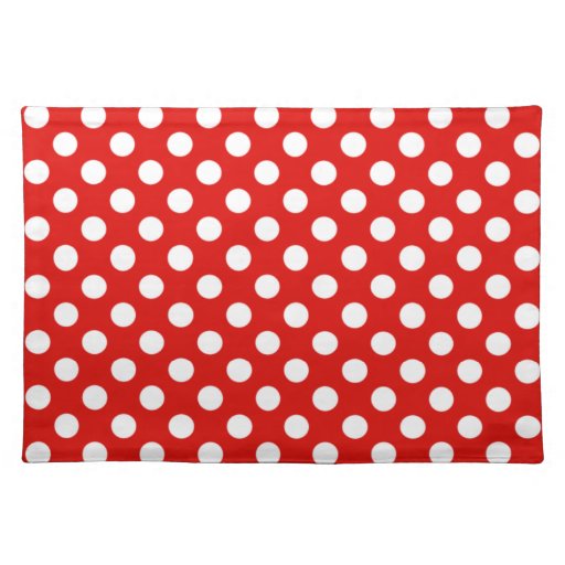 red-and-white-polka-dot-placemats-zazzle