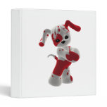 Red and White Puppy binders