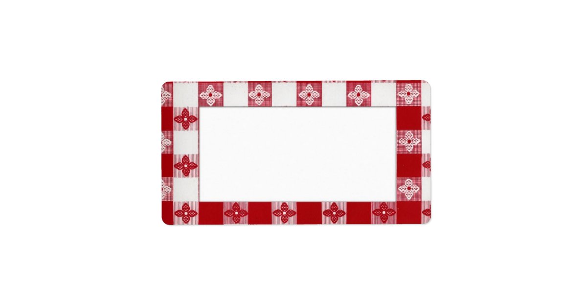 red and white retro label shipping label zazzle red label shipping