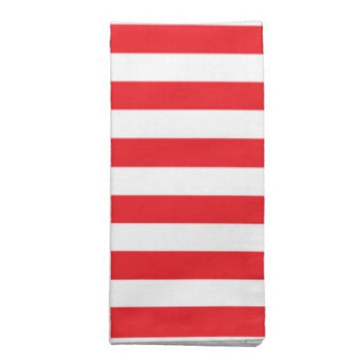 Red and White Stripes Cloth Napkins Zazzle