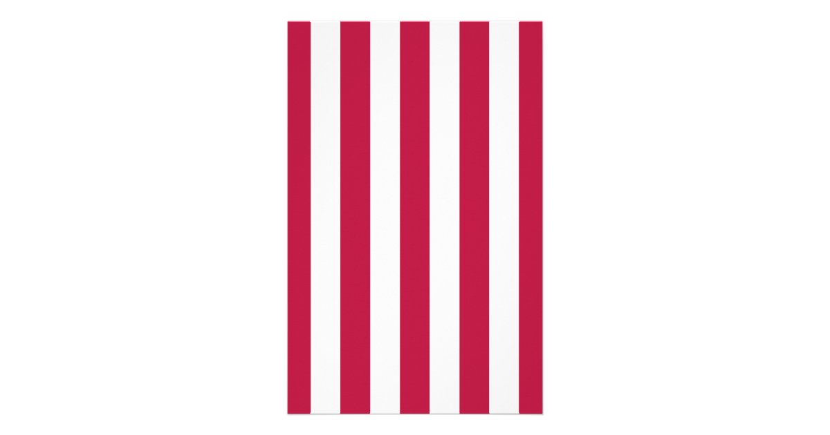 Red and White Stripes Stationery | Zazzle