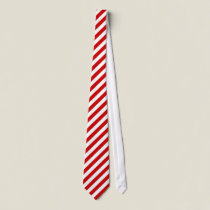 Red and White Tie