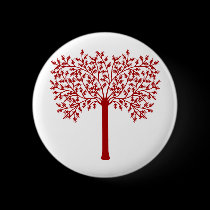 Red and White Tree buttons