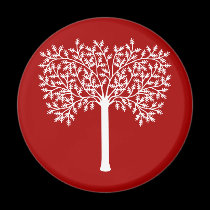 Red and White Tree magnets
