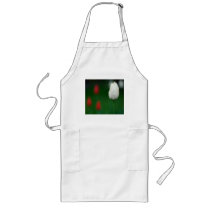 Red and White Tulips Impressionist Apron by talliktok_katauyak Red and White Tulips Impressionist Apron