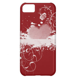 Red and White Valentine's Heart Pattern Gifts iPhone 5C Case