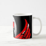 Red and White Winged Red Hearts Coffee Mug