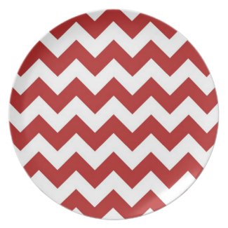 Red and White Zigzag