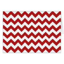 Red and White Zigzag cards