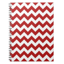 Red and White Zigzag notebooks