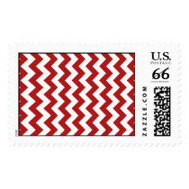 Red and White Zigzag stamps