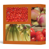 red and yellow fruits and vegetables binders