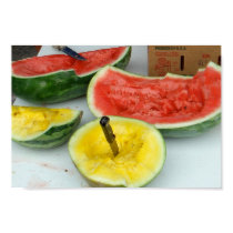 Red and Yellow Melons posters by norskjenta Red and Yellow Melons posters