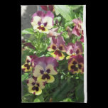 Red and Yellow Pansies 2013 Kitchen Towel kitchen towels