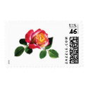 Red and Yellow Rose stamp
