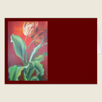 Red and Yellow Tulips cards by taiche Red and Yellow Tulips cards