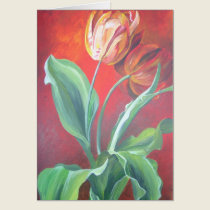 Red and Yellow Tulips cards by taiche Red and Yellow Tulips cards