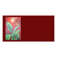 Red and Yellow Tulips Photo Greeting Card