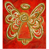 Red Angel Ornament photo sculptures by donnabellasangels Red Angel Ornament photo sculptures