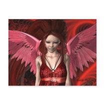 Red Angel postcards