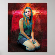 Red Angel Print posters