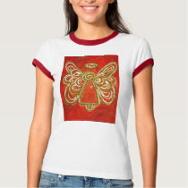 Red Angel T-shirt by donnabellasangels Red Angel T-shirt