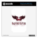 Red Angel Wings - Hardcore Couture Decals For iPod Touch 4G