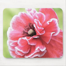 Red Angel's Choir Poppy Mouse Pad