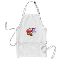 Red Angry Dragon Apron