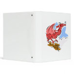 Red Angry Dragon binders