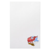 Red Angry Dragon Stationery Design