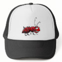 Red Ant hats by Sneaky_P_Illustratio Red Ant hats