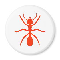 red ant magnets by Tomaniac red ant magnets